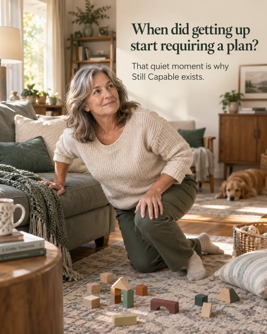 When did getting up start requiring a plan? Still Capable exists for ordinary capability.